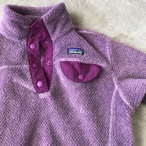 Purple Patagonia Pullover Fleece
